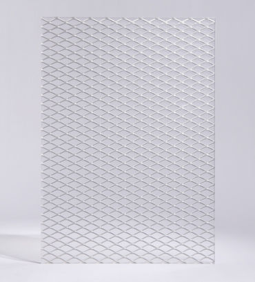 Painel decorativo para ambiente interno - ALU LATTICE - Designpanel - em madeira maciça / em poliéster / liso