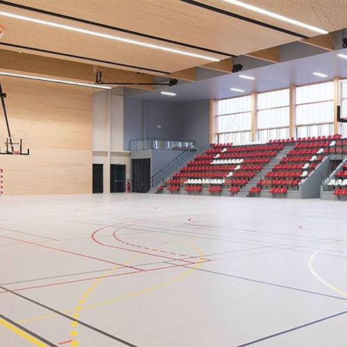 Piso esportivo para ambiente interno - LINOSPORT XF²™ - Tarkett PROFESSIONAL - em linóleo / para atividade esportiva / 100% reciclável