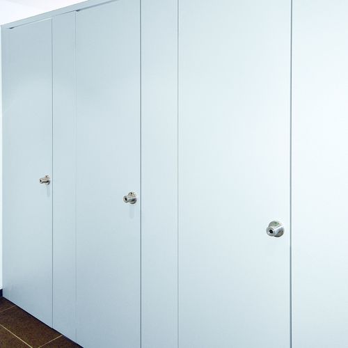 Divisória sanitária em alumínio - PUP40 - Schaefer-Trennwandsysteme - em aço / para banheiro / para edifício de uso público