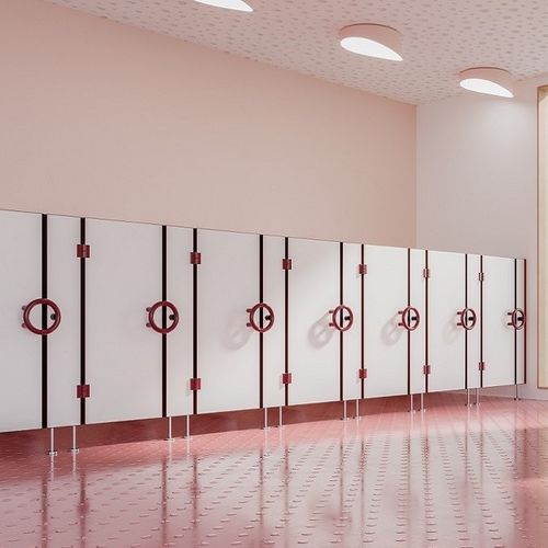 Divisória sanitária em laminado melamínico - SVF30 KIGA  - Schaefer-Trennwandsysteme - em aço / para banheiro / para jardim de infância