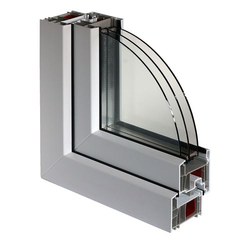Janela em PVC - BB-LINE - BERTRAND - de abrir / com vidro triplo / com isolamento térmico