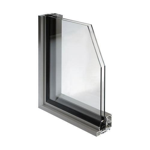 Janela em alumínio - MB SLIMLINE - BERTRAND - de abrir / com vidro duplo / com isolamento térmico