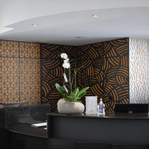 Painel decorativo em aço inoxidável - BPLAN - em alumínio / em aço Corten / de parede