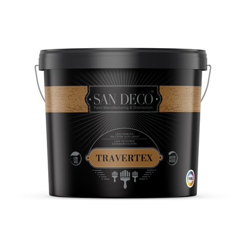 Argamassa decorativa - TRAVERTEX - SAN DECO - para área externa / para gesso / para concreto