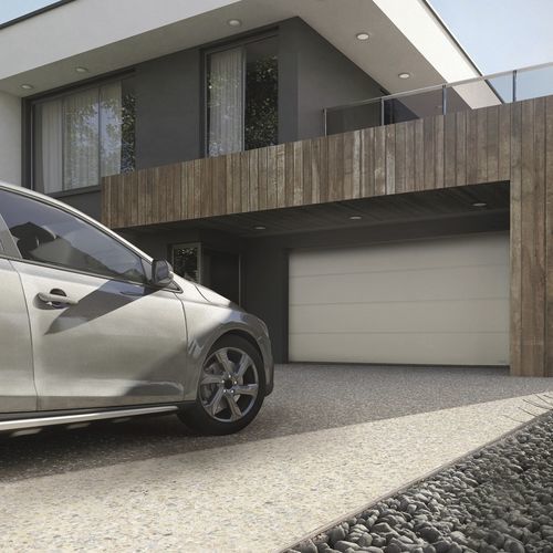 Portão seccionado para garagem - PRIME - WISNIOWSKI - em alumínio / automático / isolante