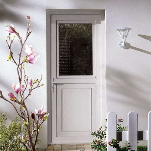 Porta de entrada - Hirondelle 1 - PAB- MTN ( MENUISERIES TECHNIQUE NOUVELLES) - em PVC / de abrir / clássica