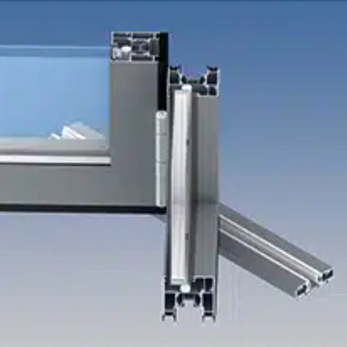 Porta interna - AA®3720 - KAWNEER - em poliamida / de correr / camarão