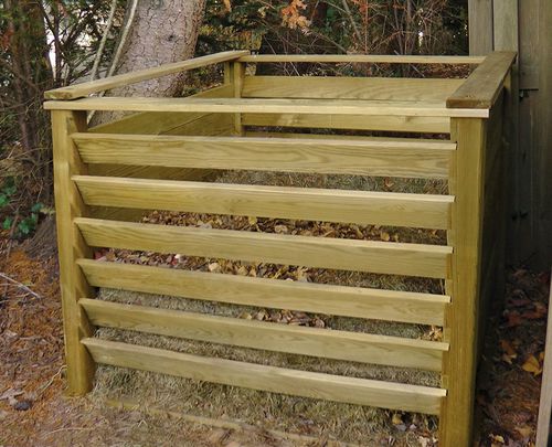 Caixa para compostagem em pinho - MONO - Braun Wuerfele - de jardim