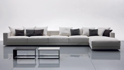 Sofá de canto - BRERA - marac srl - modular / contemporâneo / em tecido
