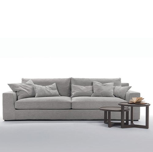 Sofá de canto - GRANMILANO - marac srl - contemporâneo / em tecido / com capa removível