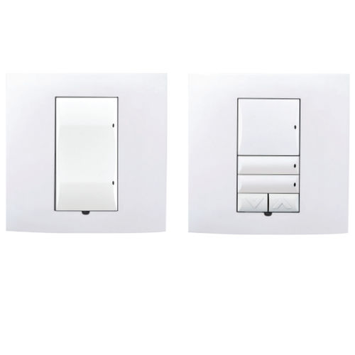 Interruptor para sistema de automação residencial - C4-SSW240-N - Control4 - com botão de pressão / de sobrepor / metálico