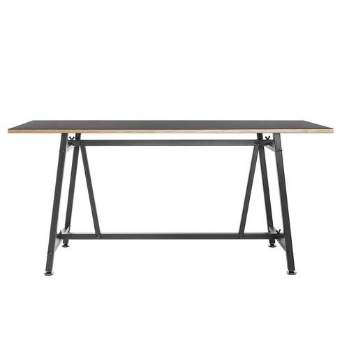 Mesa de trabalho contemporânea - 4030 - Embru - em carvalho / em linóleo / de resina
