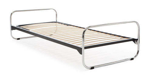 Cama de solteiro - 455 - Embru - contemporânea / em alumínio / 180x200 cm