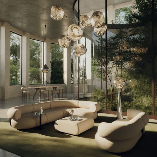 Sofá modular - FAT  - Steelcase - de canto / contemporâneo / para ambiente interno