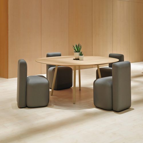 Mesa moderna - MAARTEN - Steelcase - em wengé / em carvalho natural / em madeira de freixo