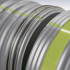 Tubo em polipropileno - HP STORM - Midwest Construction Products - para sistema de drenagem