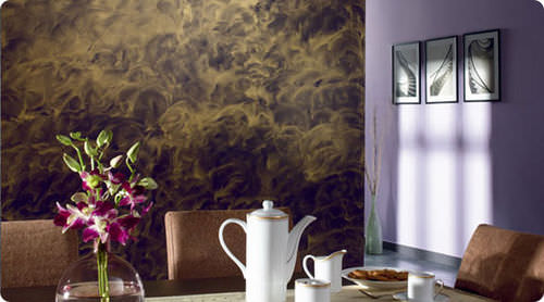 Tinta decorativa - COLORWASH - ASIAN PAINTS - para ambiente interno / para parede / efeito metalizado