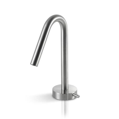 Misturador monocomando para lavatório - RND001 - Linki - de bancada / em aço inoxidável / para banheiro