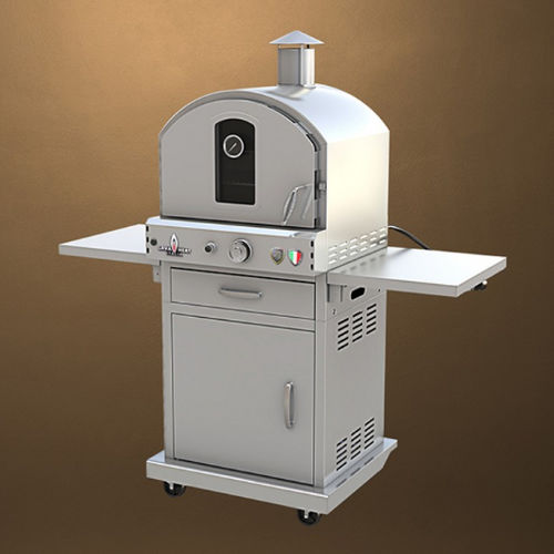 Forno de pizza da linha residencial - LA PIAZZA - Lava Heat Italia - a gás / de instalação livre / de jardim