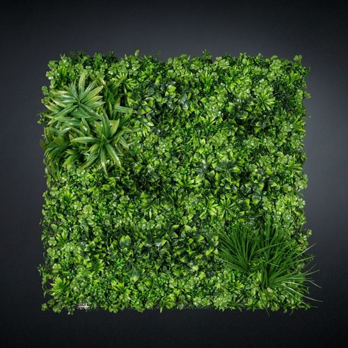Parede verde sintética - ECUADOR - VGnewtrend - sob medida / em painel modular / de folhagem densa