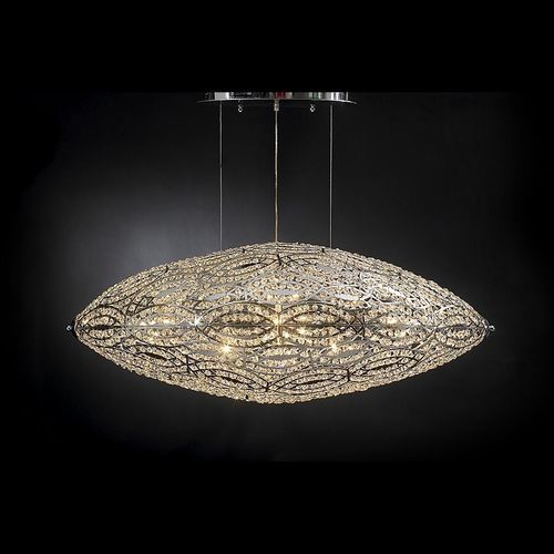 Pendente - ARABESQUE AIRSHIP - VGnewtrend - em malha de aço inoxidável / em metal polido / contemporânea