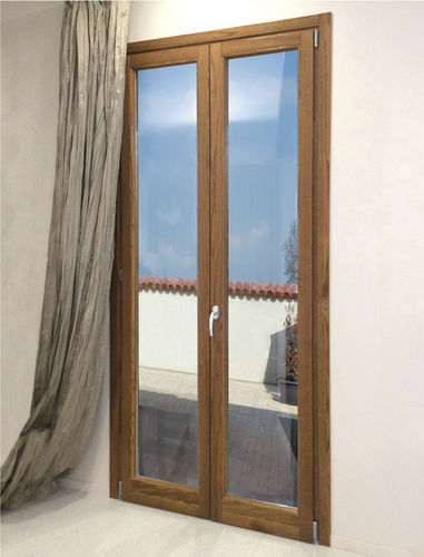 Porta de entrada - NOVECENTO - NAVELLO S.p.A. - em madeira / de abrir / com vidro