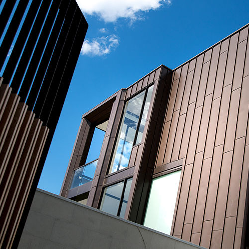 Chapa em zinco - elZinc RAINBOW&reg; BROWN - ASTURIANA DE LAMINADOS - laminada / colorida / marrom