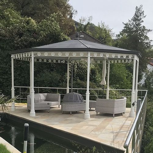 Gazebo em ferro fundido - Ghisarredo - metálico