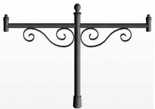 Suporte de candeeiro urbano em alumínio - LC 2004  - Ghisarredo - em aço galvanizado a quente
