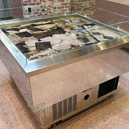 Vitrina refrigerada de ilha - CENTRO - Oscartek - para loja / em aço inoxidável / sem portas