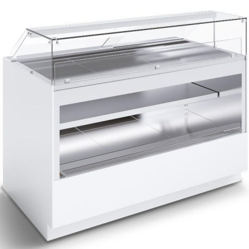 Vitrina refrigerada tipo balcão - GEM R4 COMBI H2 - Oscartek - para loja / em aço inoxidável / colorida