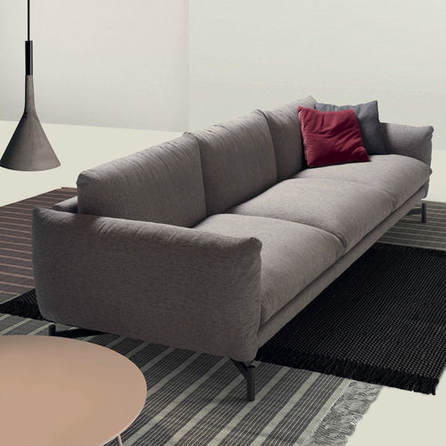 Sofá contemporâneo - Kom - My Home Collection - em tecido / com braços / com almofada removível