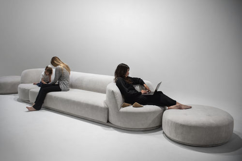 Sofá modular - Bordone - My Home Collection - contemporâneo / em tecido / giratório