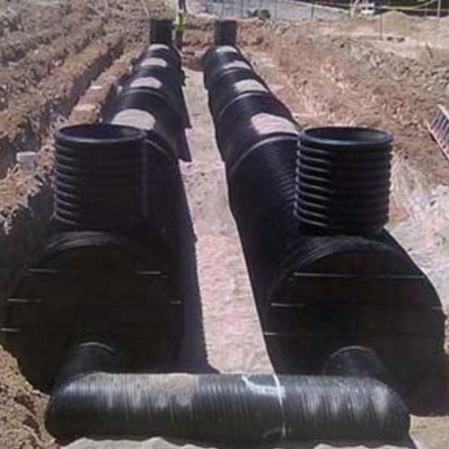Reservatório para água pluvial - DUROMAXX - Contech - de armazenamento de água / enterrado / em polietileno