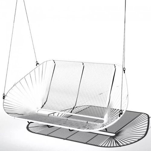 Sofá suspenso - Acapulco - BOQA - contemporâneo / para ambiente externo / em linho