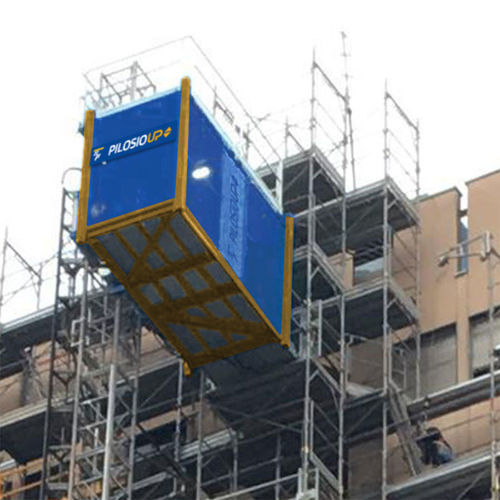 Monta-carga para cargas pesadas - Pilosio - da linha residencial / para canteiro de obras / para edifício