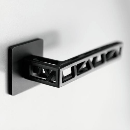 Maçaneta para porta - INDUSTRY SQUELETTE - M&T 1997, a.s. - para janela / em aço inoxidável polido / de design original