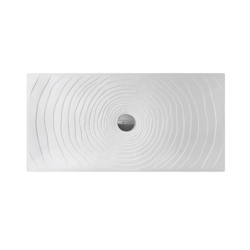 Piso de box retangular - WATER DROP   - FLAMINIA - elevado / ao nível do piso / em cerâmica