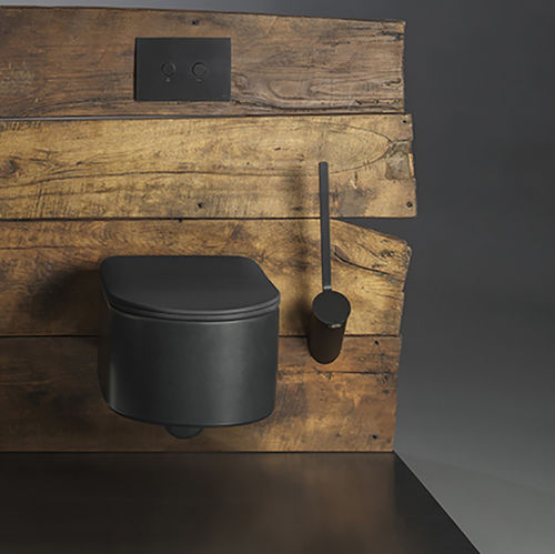 Vaso sanitário Rimless (sem rebordo) - AS118G - FLAMINIA - suspenso / em cerâmica / de Giulio Cappellini