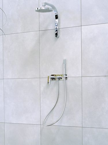 Conjunto de chuveiro de parede - ONE  - FLAMINIA - contemporâneo / com chuveiro de mão / tipo chuva