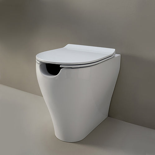 Vaso sanitário back to wall - AP114RS - FLAMINIA - em cerâmica / para banheiro coletivo / da linha residencial