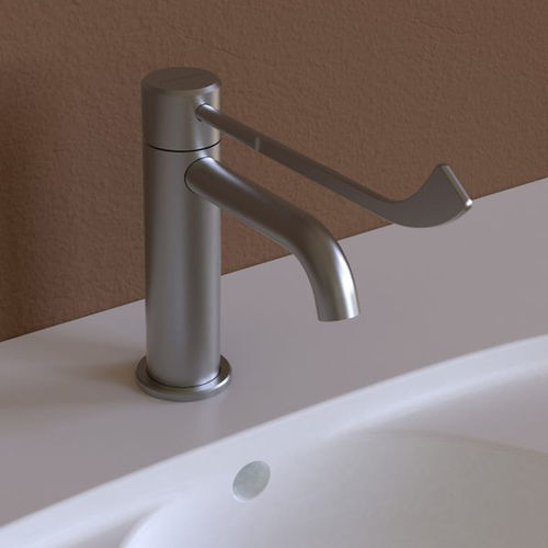 Misturador monocomando para lavatório - ST3050DACC - FLAMINIA - de bancada / em aço inoxidável / em inox escovado