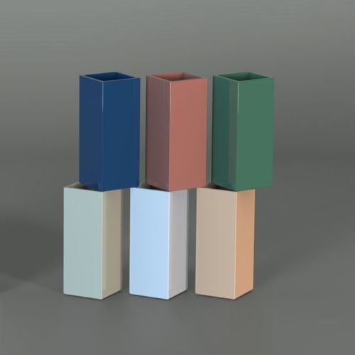 Vaso contemporâneo - VA12 - FLAMINIA - em cerâmica / não especificado / branco