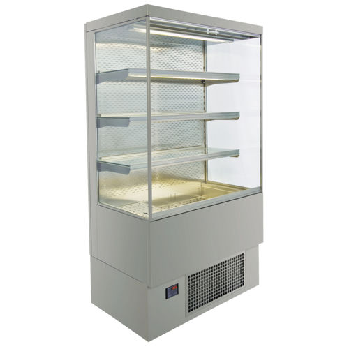 Vitrina refrigerada vertical - BRILLIANT-MULTIDECKS - AKE Ausseer Kälte- u. Edelstahltechnik GmbH  - para loja / com iluminação