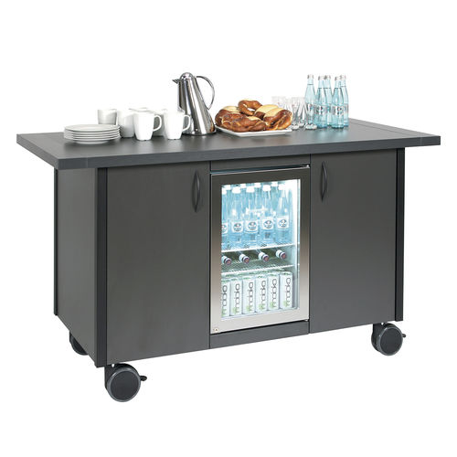 Carrinho para bebidas - SENSO STATION - CADDIE HOTEL - para hotel / refrigerado / em aço inoxidável