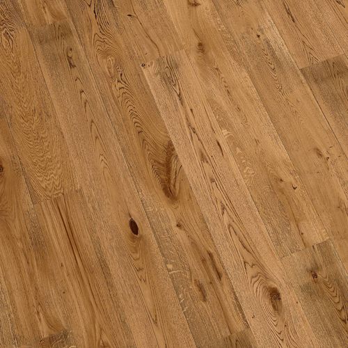 Piso estruturado - N.05 - Dennebos Flooring - chevron / envelhecido / colado