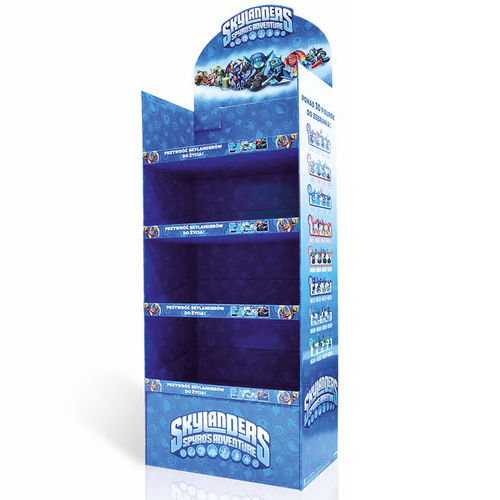 Expositor laminado - SKYLANDERS - Drukarnia Ellert Sp.z.o.o.  - em painéis / para loja