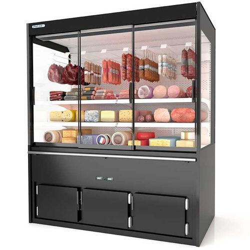 Vitrina refrigerada vertical - ALBORNES - Frost-trol S.A. - para loja / com iluminação