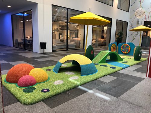 Estrutura lúdica para parque infantil - Rodeco AB  - para edifício de uso público / para área interna / modular