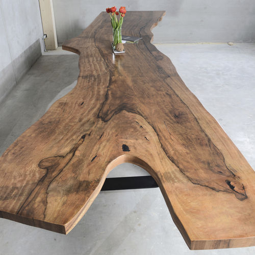 Mesa de conferências contemporânea - SUN WOOD KONFERENZTISCH - MANGO - SUN WOOD by Stainer - em madeira / metálica / retangular